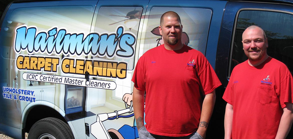 Matt Mailman, Owner of Mailman's Steam Carpet Cleaning